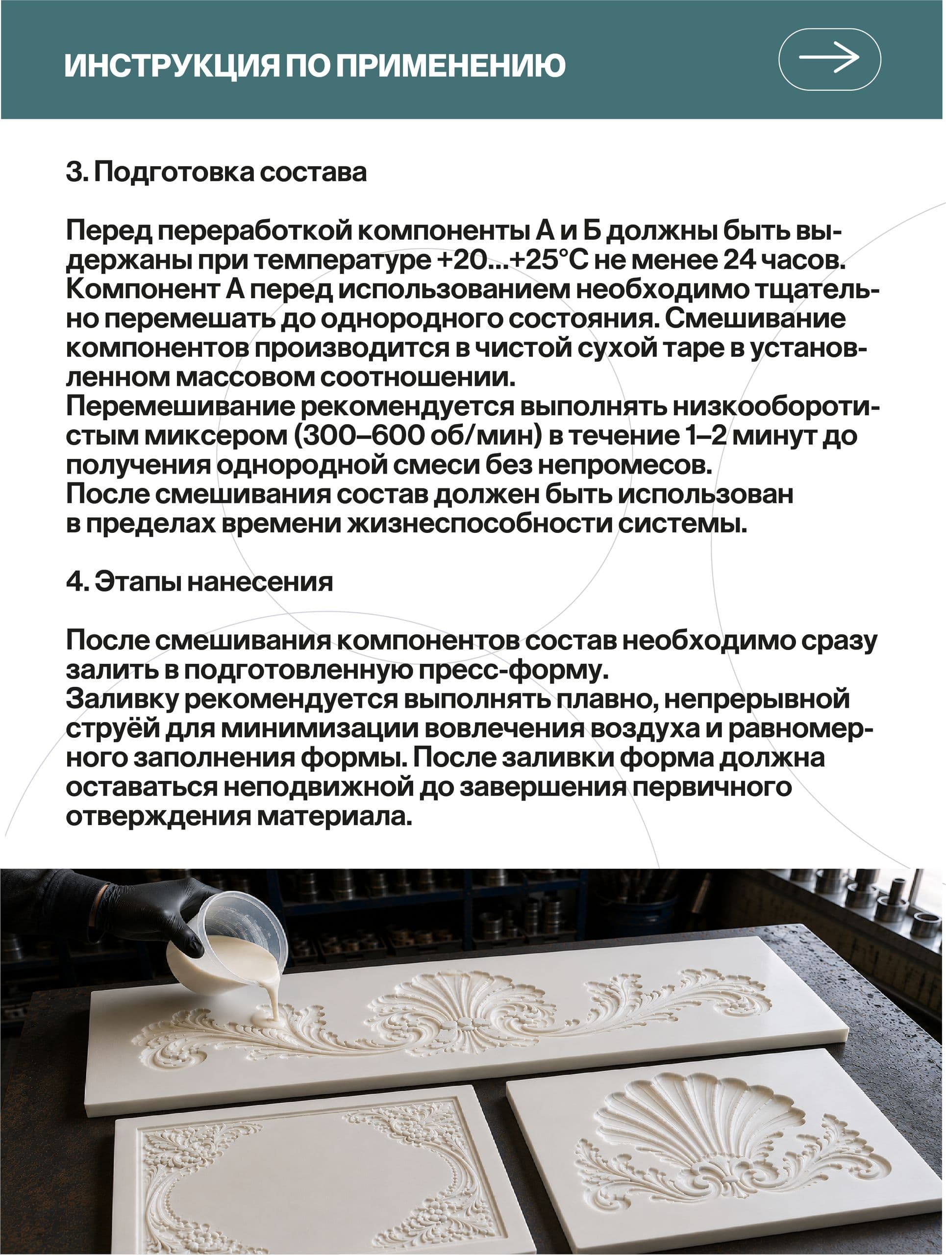 Пенополиуретан литьевой для декора, 5 кг