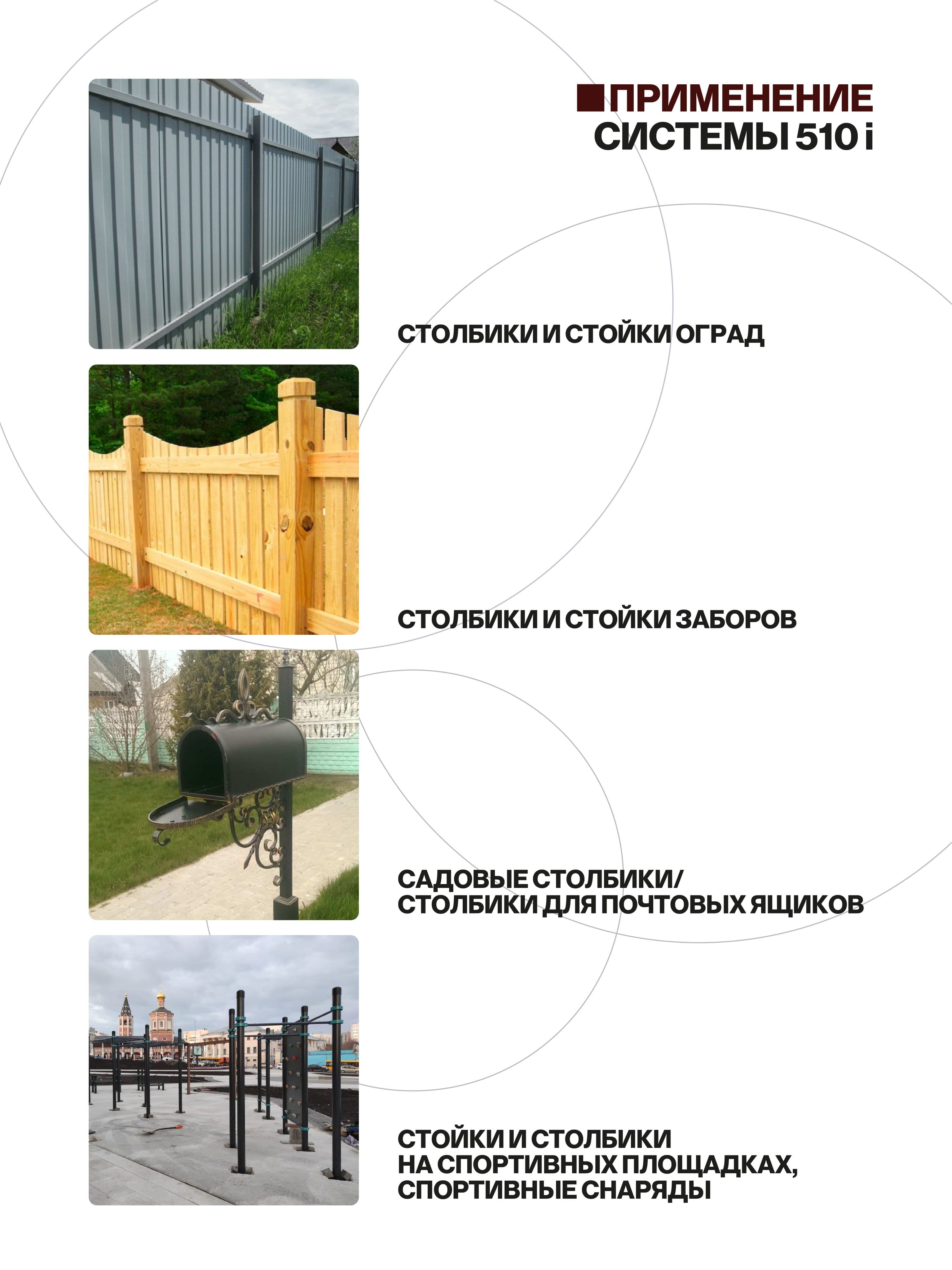 Заменитель бетона для столбов, 20 кг