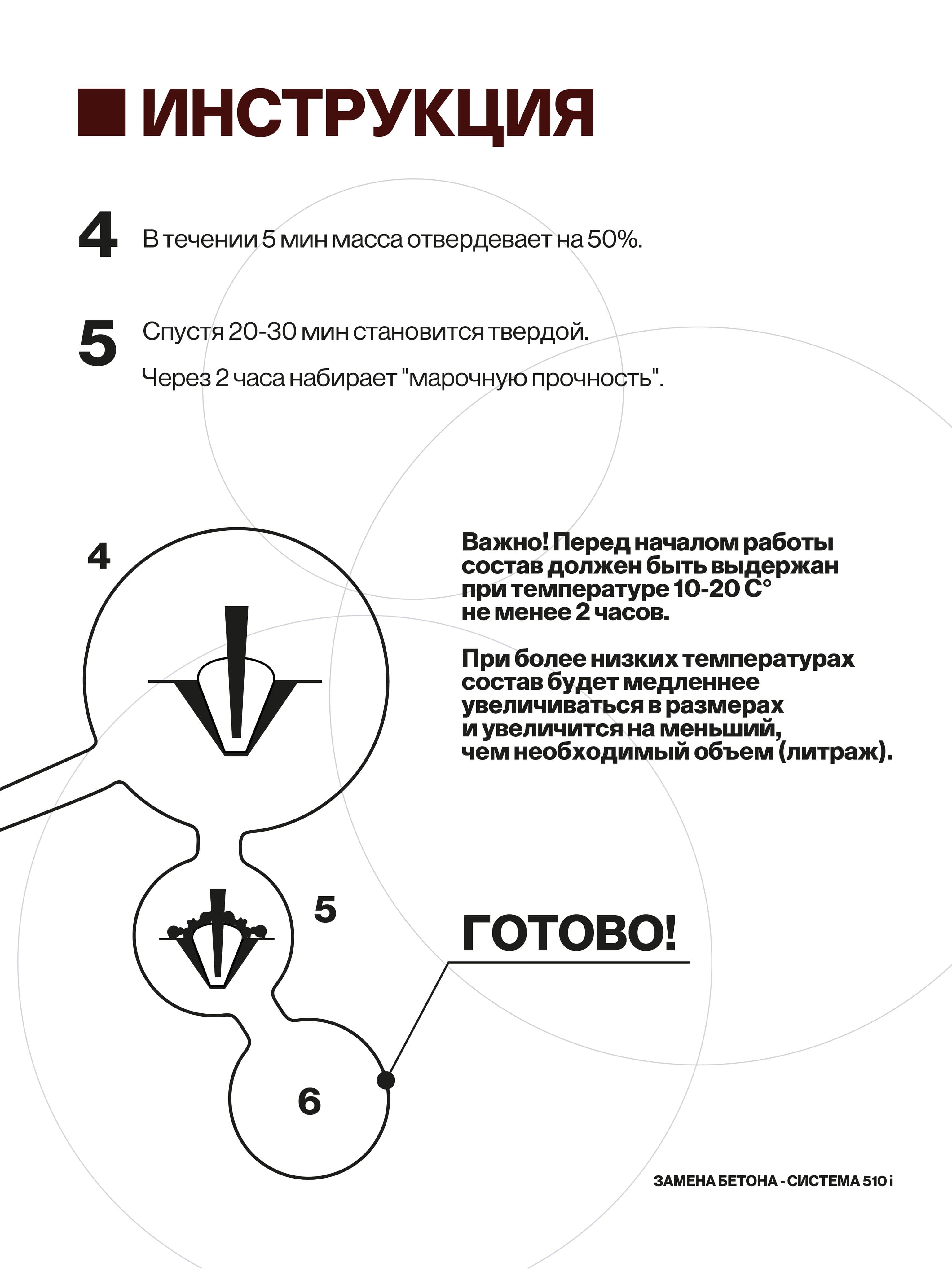 Заменитель бетона для столбов, 20 кг