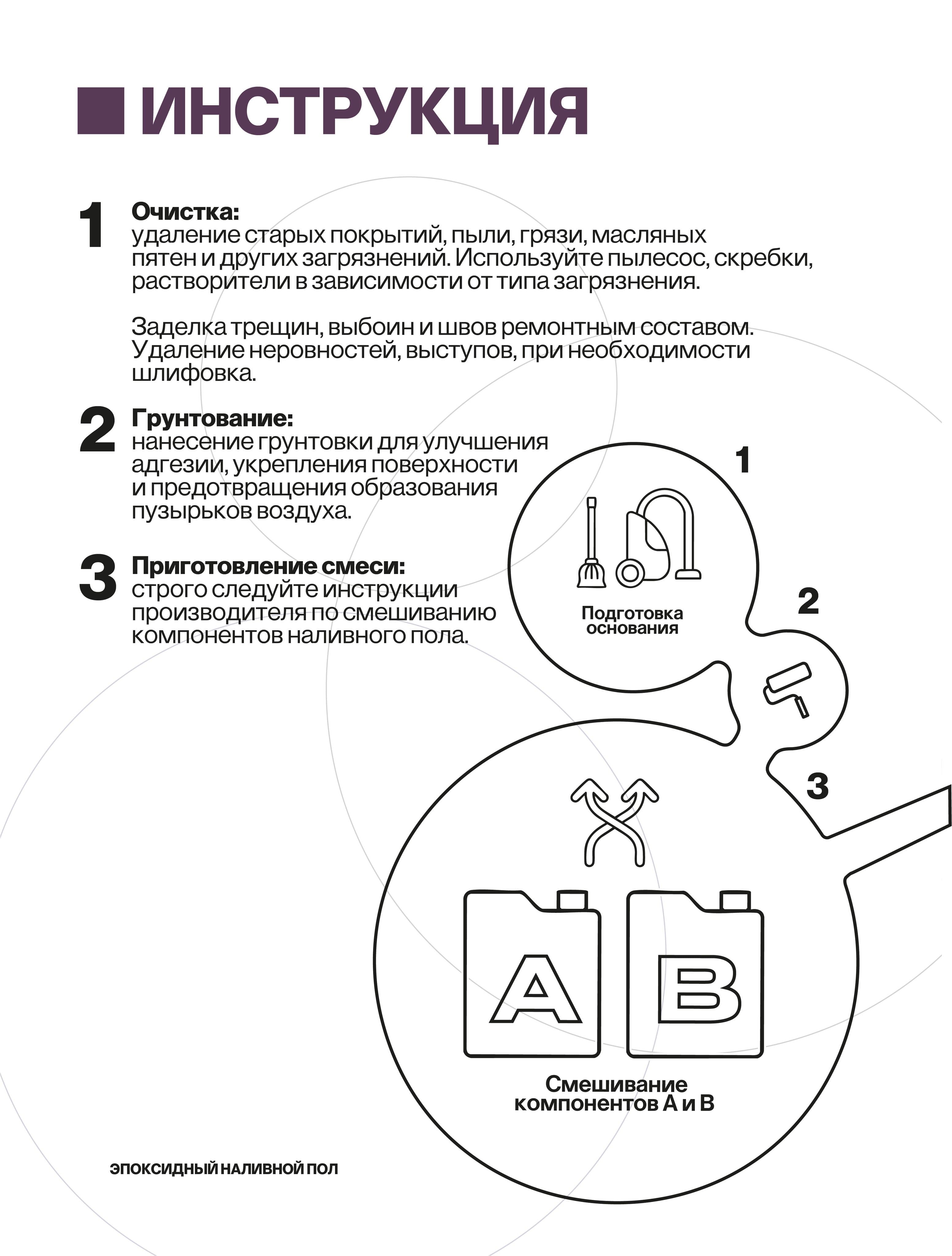 Наливной пол, эпоксидное покрытие, серый, 20 кг