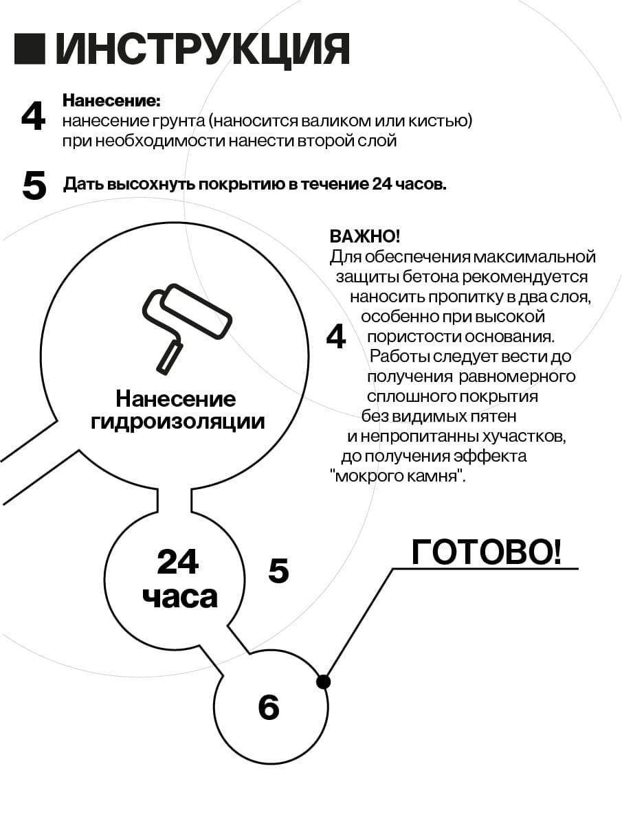 Гидроизоляция для бетона, эпоксидный состав, 5 кг